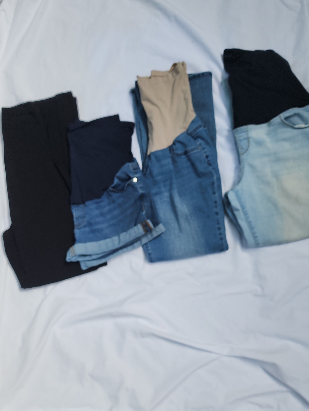 Maternity Jeans Pants Shorts Medium XL